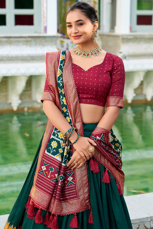 Indian Function Wear Designer Heavy Patola Printed Lehenga Choli