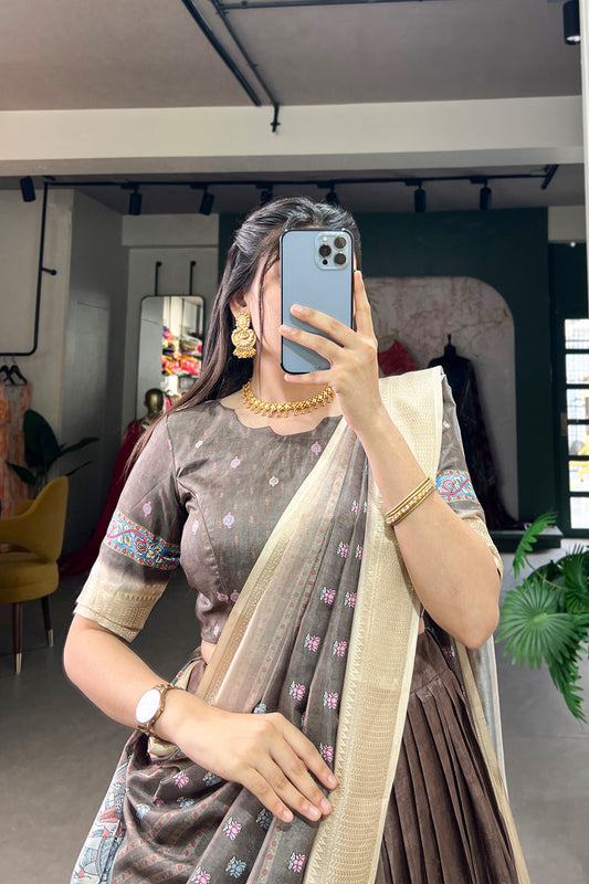 Latest Lehenga Choli Readymade Engagement Ceremony Wear Gifts for Her