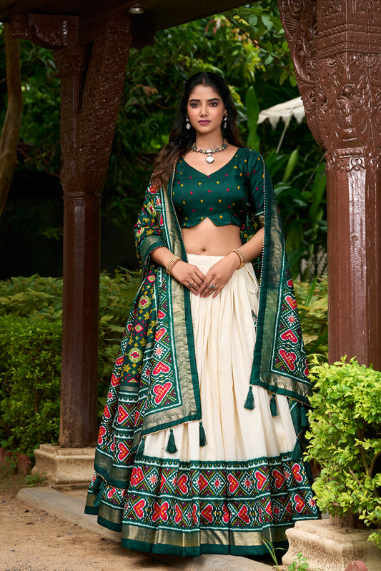 Designer Silk Woven Worked Bridesmaid Lehenga Blouse With Dupatta Set