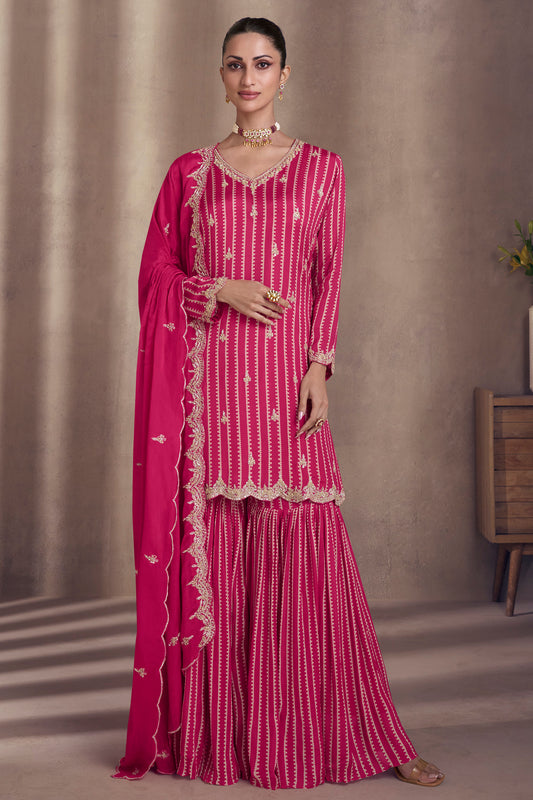 Eid Ramdan Special Heavy Embroidery Work Salwar Kameez Plazzo Dress