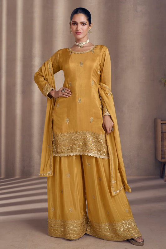 Eid Ramdan Special Heavy Embroidery Work Salwar Kameez Plazzo Dress