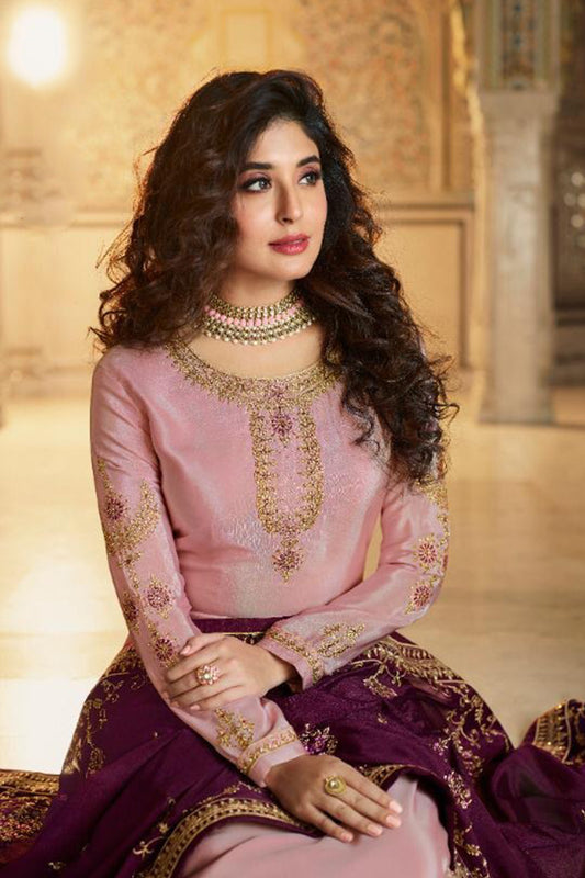 Ramzan Eid Special Palazzo Suits With Georgette Ready To Wear Salwar Kameez Dupatta