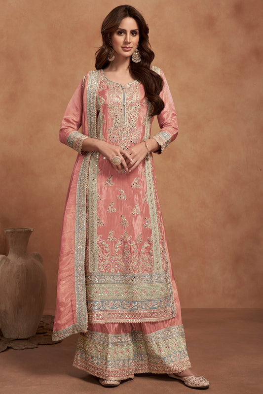 Indian Traditional Georgette Fabric Festival Wear Women Salwar Kameez