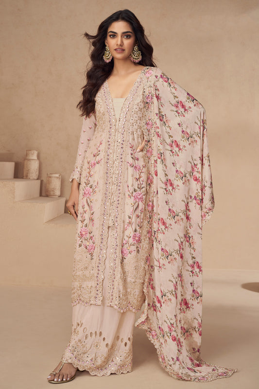 Indian Pakistani Designer Traditional Wear Women's Salwar Kameez Plazzo Dress