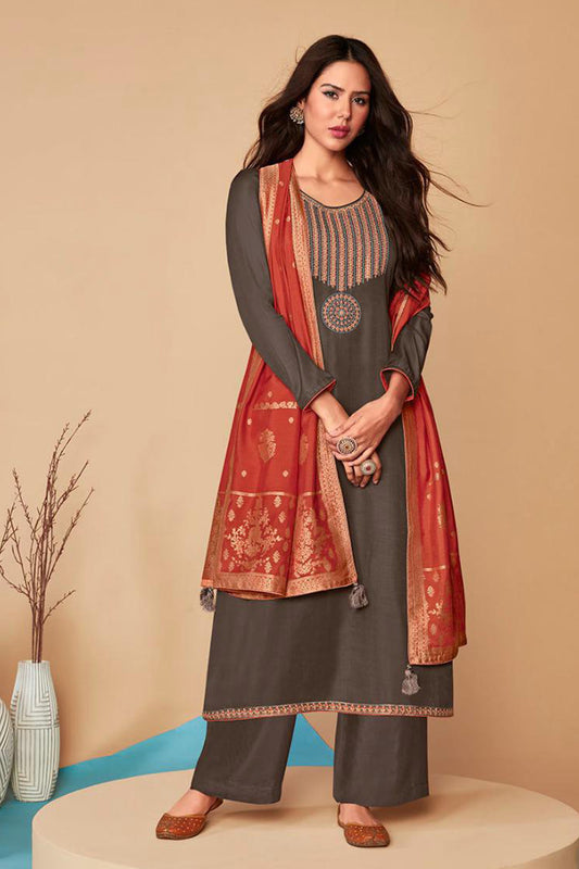 Plus Size Indian Traditional Festival & Events Wear New Salwar Kameez Plazzo Suits