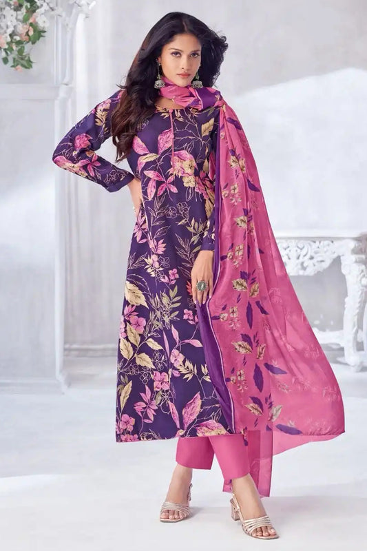 Indian Regular Party Wear Cotton Designer Shalwar Kameez Pant Suits