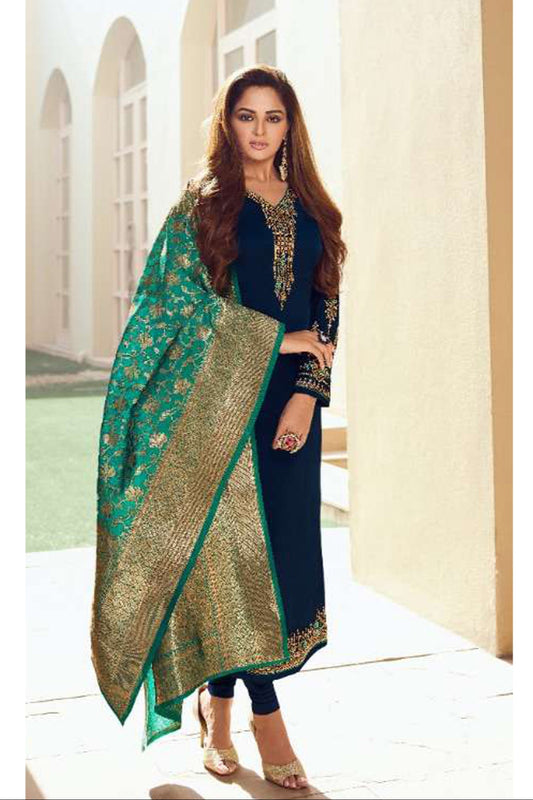 Buy Pakistani Roka Nikah Wear Stylish Salwar Kameez Trouser Pant Suits Online USA