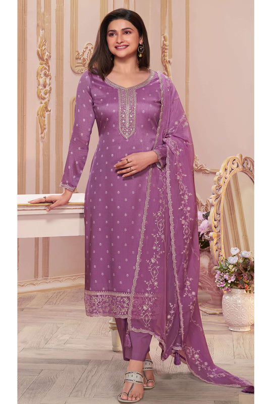 Gorgeous Stylish Santoon Fabric Embroidery Work Salwar Kameez Suit
