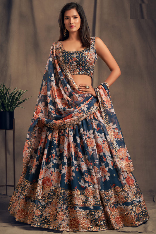 Function Party Wear Readymade Lehenga Choli for Women's Online USA