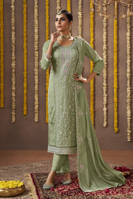 Eid Party Wear Kameez Pant Suit's for USA Girl