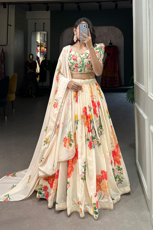 Georgette Lehenga Choli Readymade With Dupatta UK Women's Evening Wear