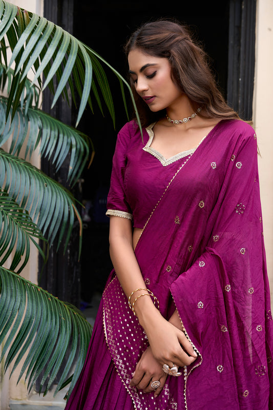 Stitched Designer Embroidery Work Indian Pakistani Wear Lehenga Choli Set