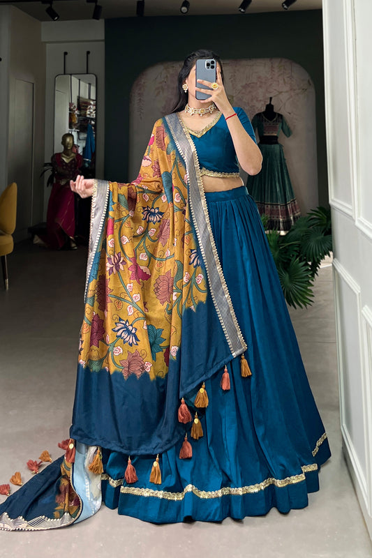 Ready to Wear Silk Foil Printed Special Occasion Wear Lehenga Choli