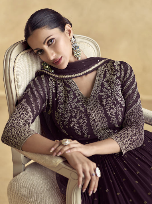 Traditional embroidered lehenga with matching dupatta, perfect for weddings and festive occasions.
