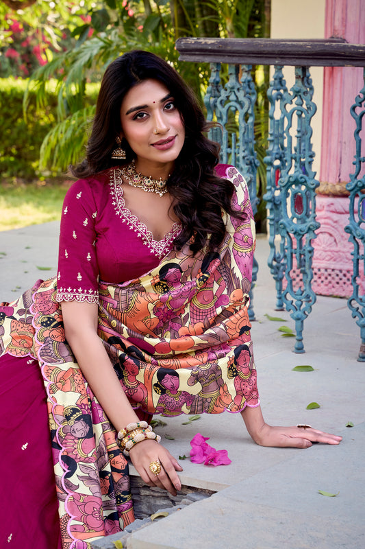 New Indian Women's Navarati Wear Pink Color Ghaghra Choli with Dupatta