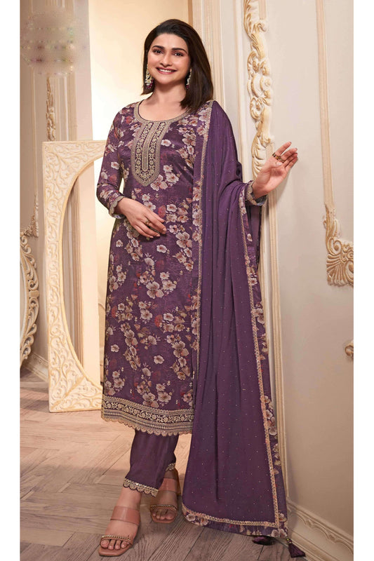 Beautiful Designer Ready To Wear Embroidery Worked Salwar Kameez Suits