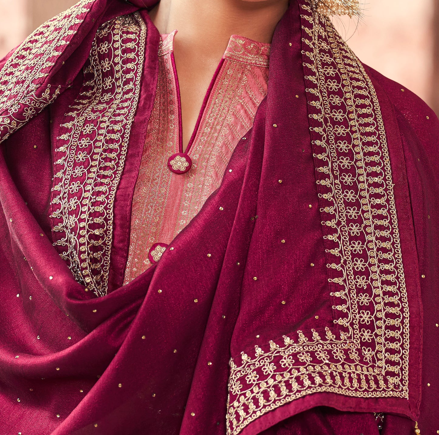 Eid Ramdan Special Embroidered Online Salwar Kameez Plazzo Suit in USA