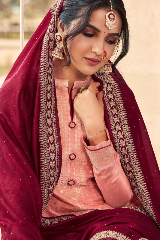 Eid Ramdan Special Embroidered Online Salwar Kameez Plazzo Suit in USA