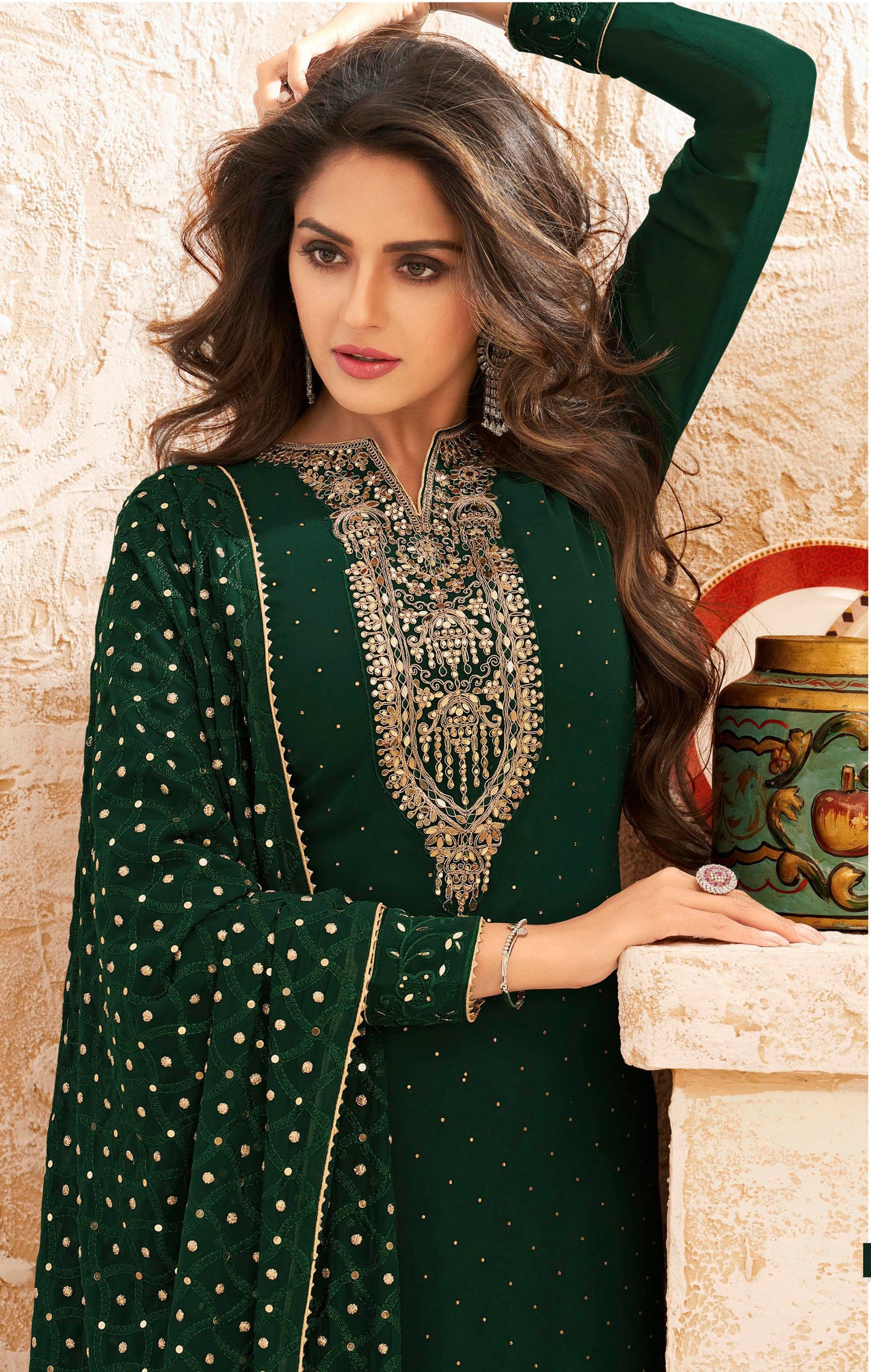 Gorgeous Salwar Kameez Suits With Beautiful Embroidered Dupatta Suits For Woman's