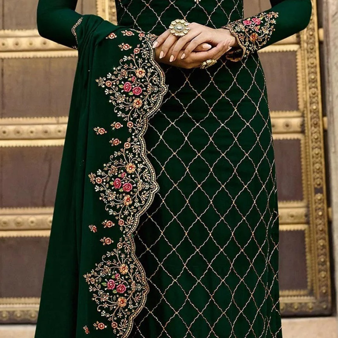 Wedding Functions Wear Designer Churidar Salwar Suits
