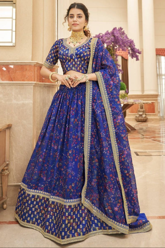 Readymade USA Free Party Wear Bollywood Designer Lehenga Choli Dupatta