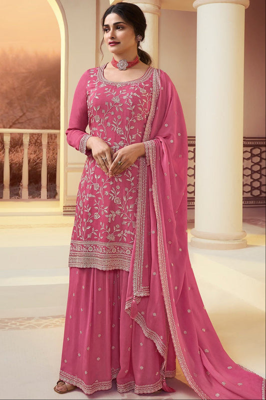 Eid Ramdan Special Heavy Embroidery Work Salwar kameez Plazzo Suit