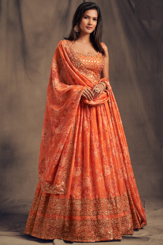 Indian Pakistani Readymade Lehenga Choli With Stitched Blouse Gift for Her