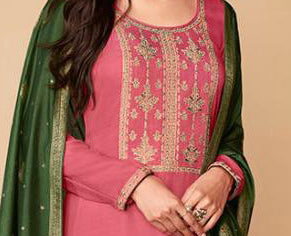 South Asian Indian Pakistani Style Formal Salwar Kameez Dresses with Beautiful Dupatta