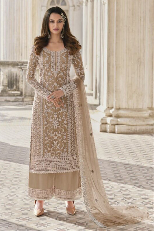 Wedding Function Party Wear Shalwar Kameez Plazzo With Dupatta Dresses