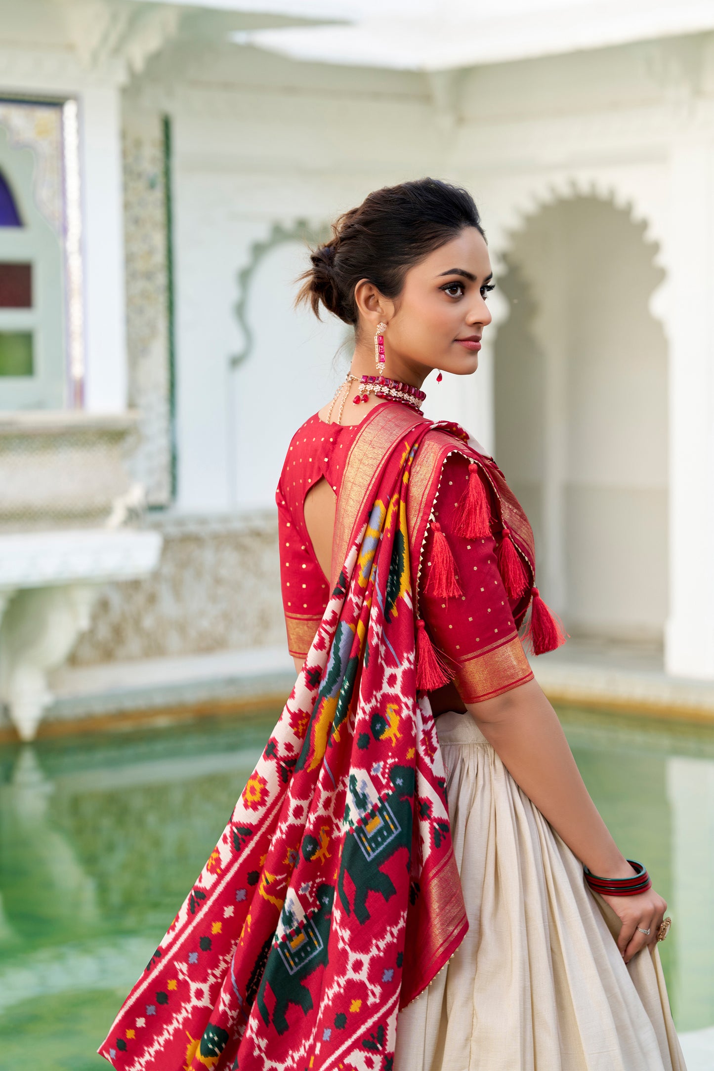 Designer Heavy Work Lehenga Choli with Dupatta Set For USA Women Wear