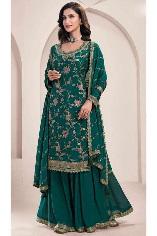 Ethnic wear for women USA Bollywood Style Stitched Salwar Kameez Palazzo Suit