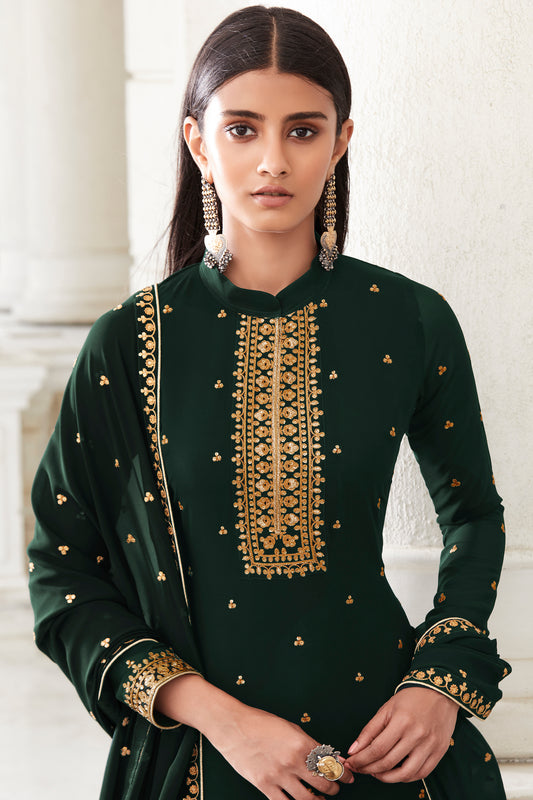 Ethnic outfits for weddings USA Latest Style South Asians Women Wear Heavy Salwar Kameez Plazzo Suits