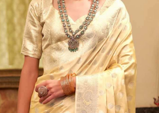 Stitched for USA Customer Bollywood Pakistani Style Yellow Sequins Fancy Saree