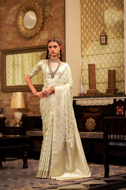 Ethnic Party Wear Saree Attractive Indian Designer Work Silk Material Saree USA