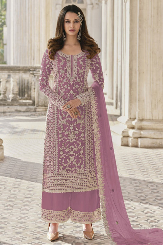 Orange Color Eid Ramadan Festival Special Beautiful Salwar Kameez Plazzo Suits