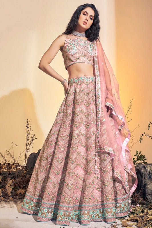 Punjabi Wedding Wear Readymade Designer Lehenga Choli with Dupatta