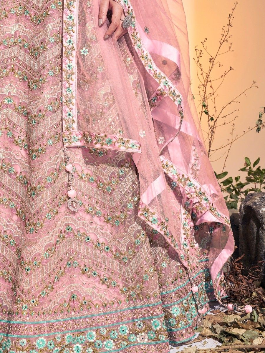 Punjabi Wedding Wear Readymade Designer Lehenga Choli with Dupatta