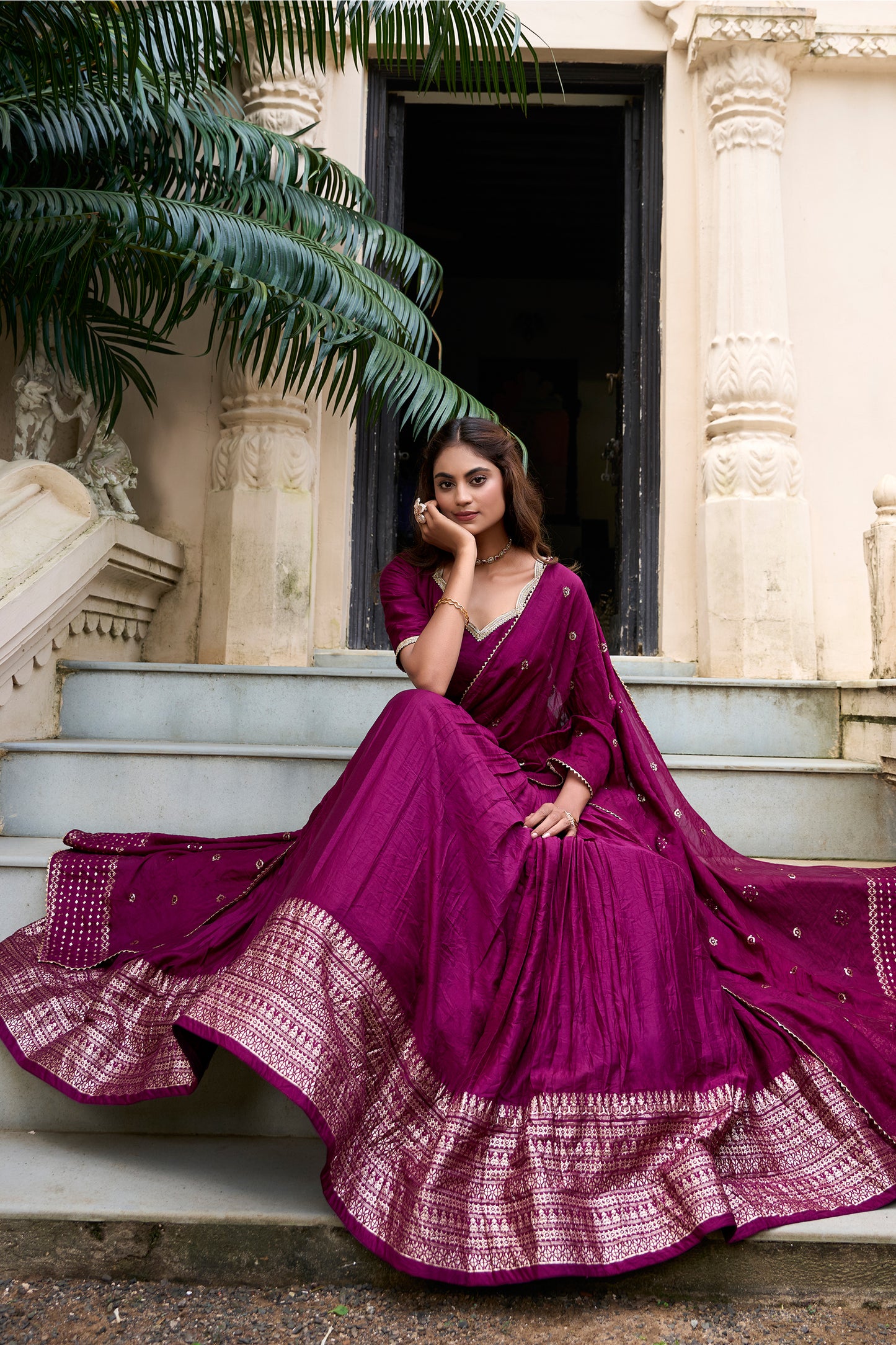 Stitched Designer Embroidery Work Indian Pakistani Wear Lehenga Choli Set