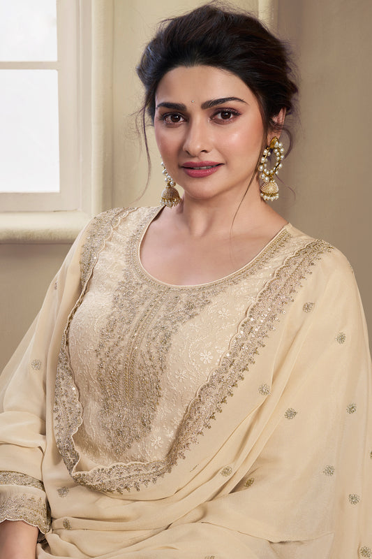 Women's Eid Ramadan Festival Organza Fabric Salwar Kameez Pant Suits