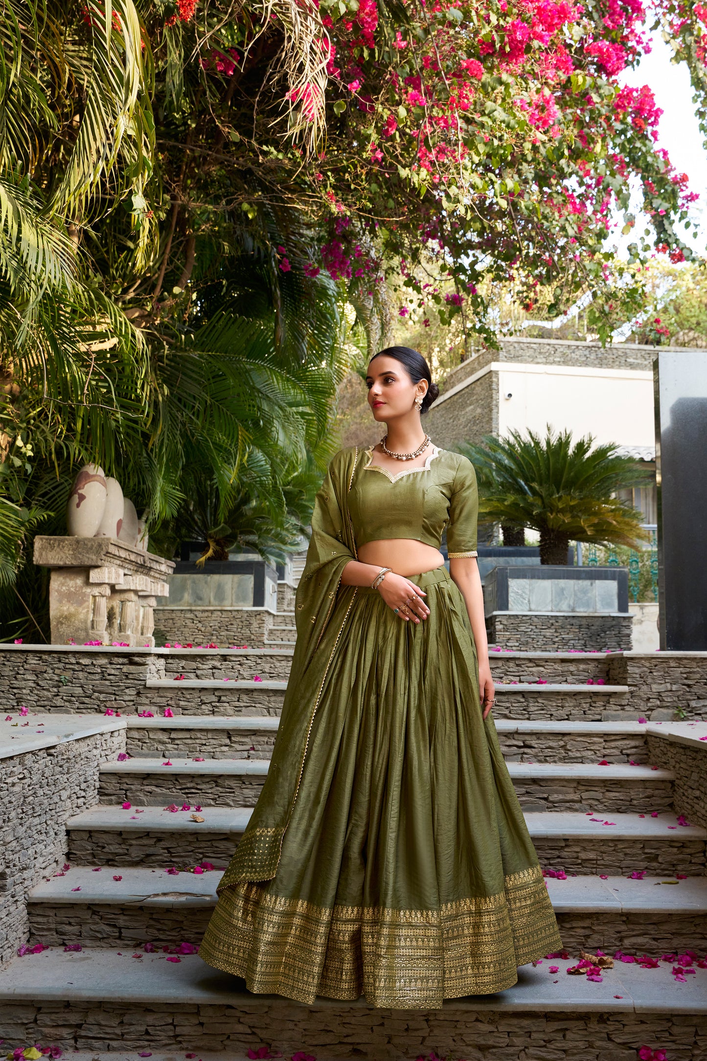 Beautiful Designer Embroidery Work Wedding Wear Lehenga Choli For Dupatta