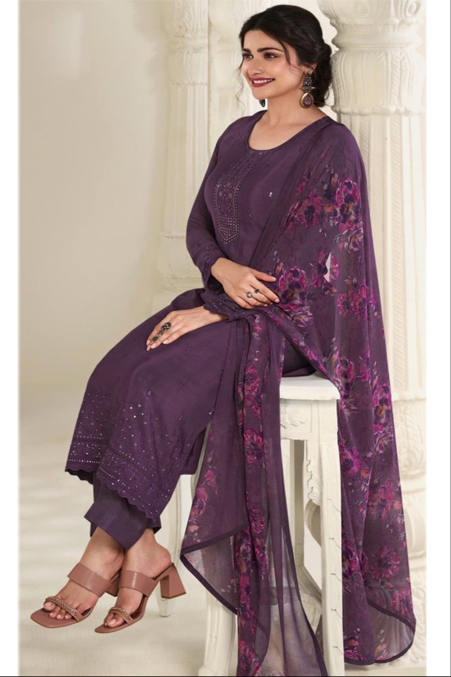 New Pakistani Style Designer Traditional Wear Salwar Kameez For Events