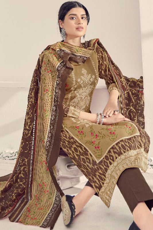 Eid Roka Wear Casual Wear Women's Salwar Kameez Pant Suit With Dupatta