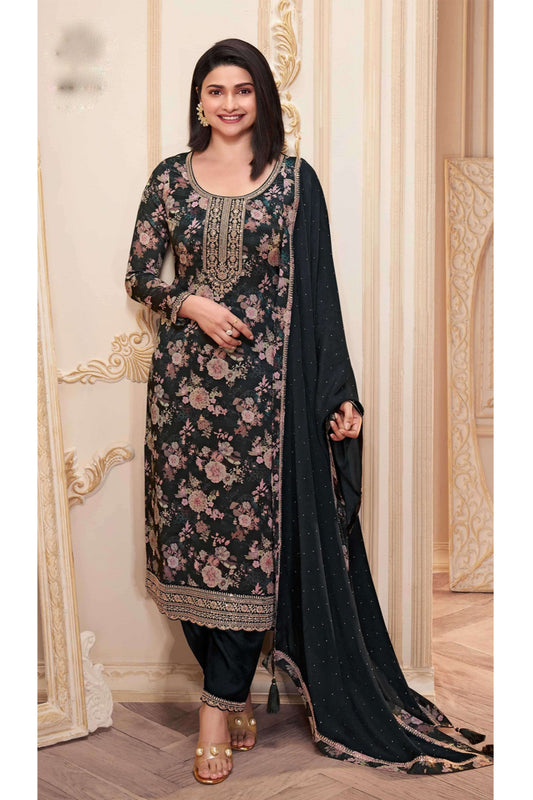 Beautiful Designer Ready To Wear Embroidery Worked Salwar Kameez Suits