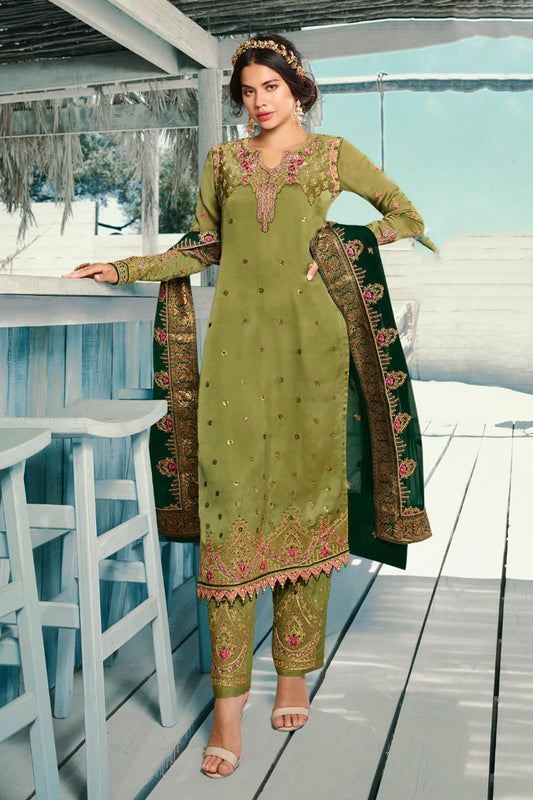 Reception Party Wear Pakistani Designer Fancy Trouser Pant Suits