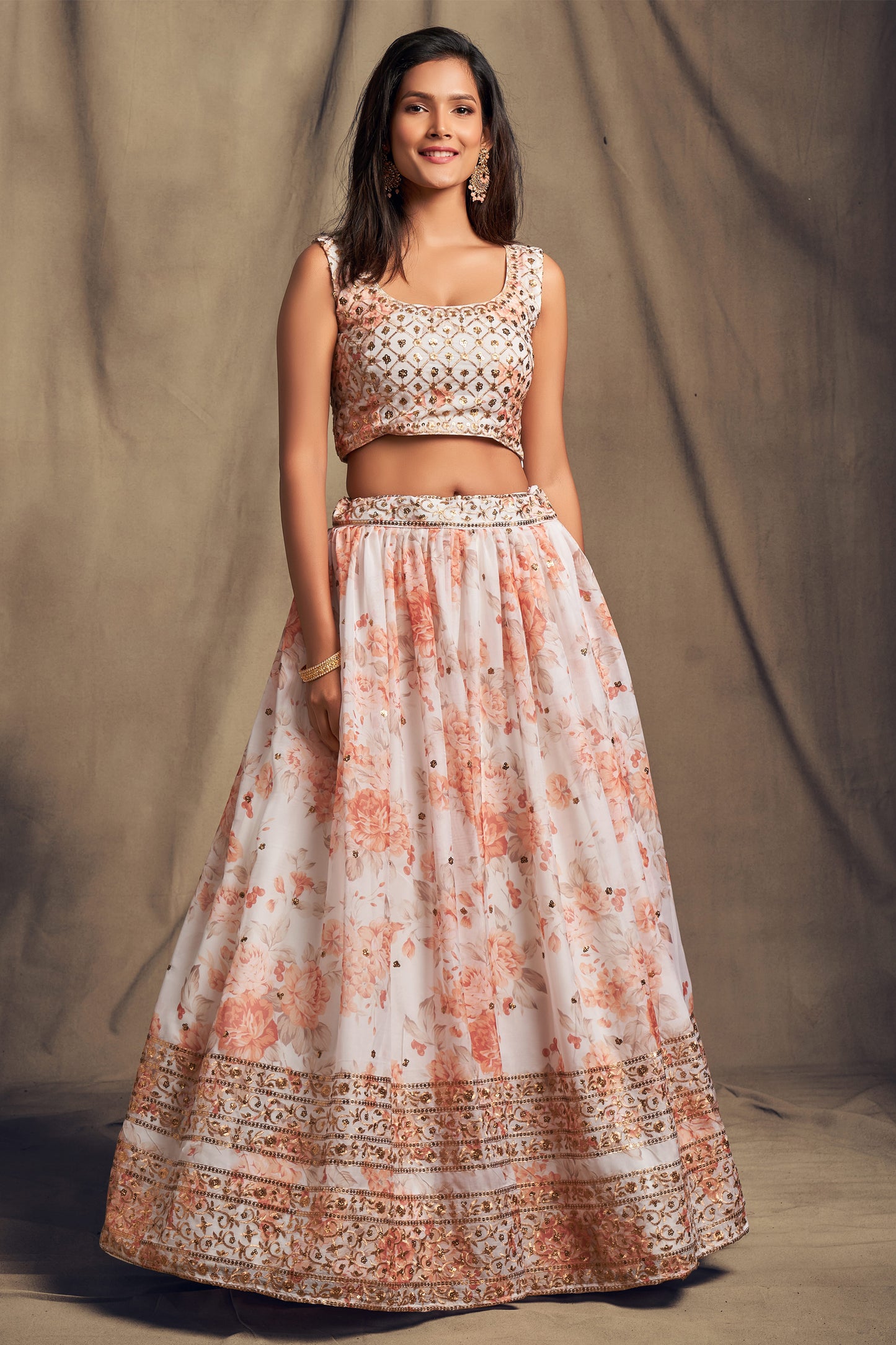 Function Party Wear Lehenga Choli Stitched Blouse With Dupatta for Women's Online USA