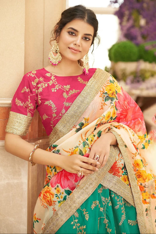 Readymade Designer Lehenga Choli with Dupatta for USA Women's Wear