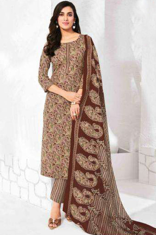 Pakistani Roka Nikah Wear Pure Cotton Printed Salwar Kameez Pant Suits