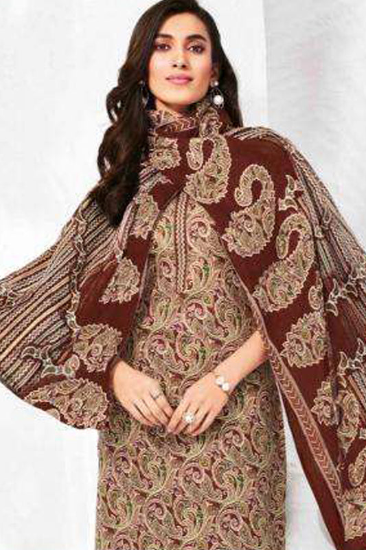 Pakistani Roka Nikah Wear Pure Cotton Printed Salwar Kameez Pant Suits