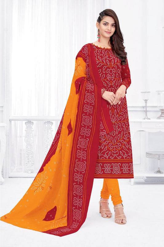 Indian Designer Cotton Fabric Causal Wear Women Salwar Kameez Suit's