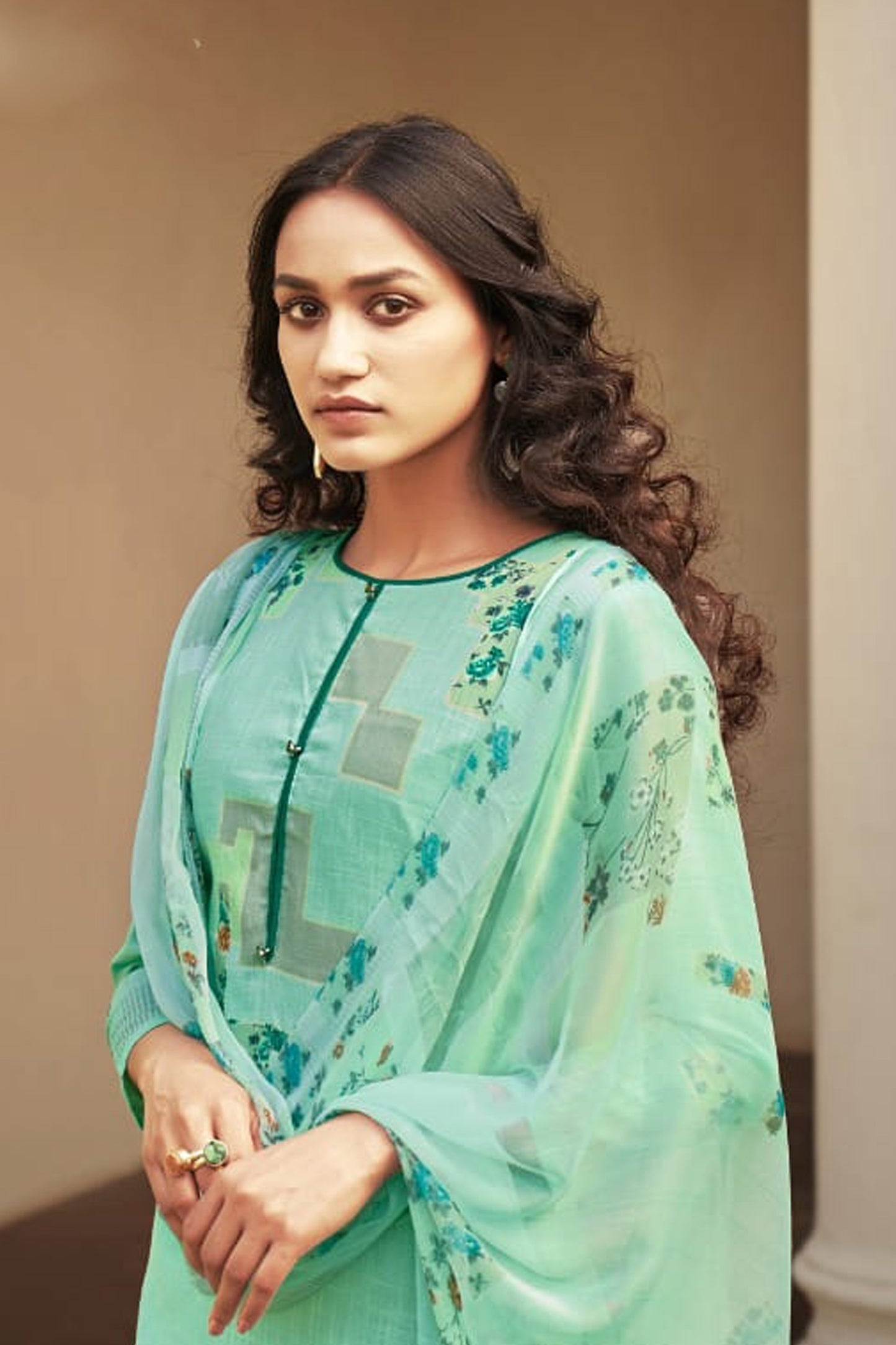 Pure Cotton Linen Casual Women Wear Designer Salwar Kameez Pant Suit